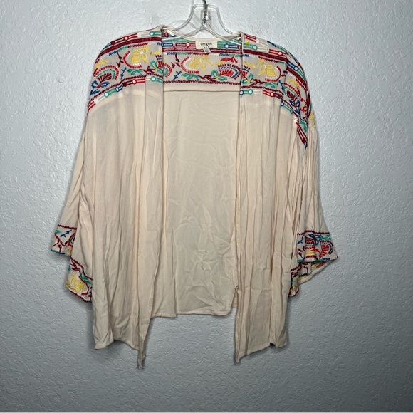 Umgee Tops - Umgee Embroidered Floral Kimono